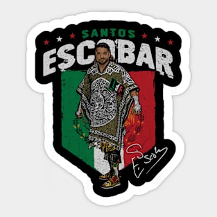 Santos Escobar Flag Sticker